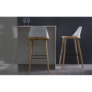 Изображение товара Стул барный BS-S123A белый/дерево ESF бел/дер