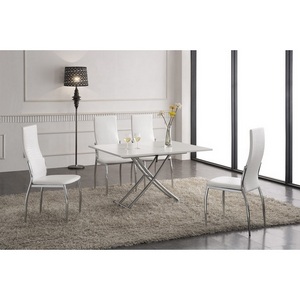 Изображение товара Стол подъемно-раскладной (раскрытая книга) на 4 персоны B2219 белый ESF B2219-S-2 white (прямоугольная столешница, I I-образная опора)