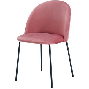 Изображение товара Стул C-962 розовый G062-23/матовый черный ESF C-962розG062-23