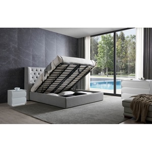 Изображение товара Кровать GC1726 (160-200) серый FA905-31с ящиком для белья ESF 160GREY STORAGE