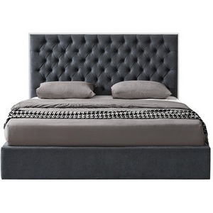 Изображение товара Кровать LBD1704 (180х200) серый UF860/19B с ящиком для белья ESF LBD1704(180)STORAGGREY