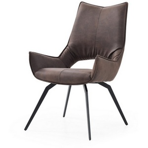Изображение товара Стул для гостиной коричневые DC1241 коричневый/черный, шт ESF DC1241brown/black