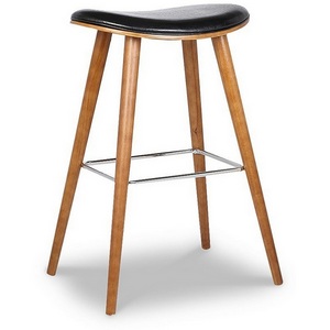 Изображение товара Стул полубарный JY1730-65 черный/орех ESF 5338