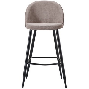 Изображение товара Стул барный 373B темно TD3052-10/черный ESF DC373B beige/black3052-10