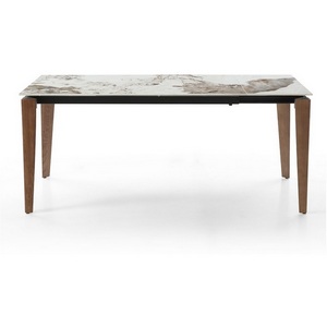 Изображение товара Стол с цельной вставкой с прямыми углами ESF DT9307CW (140) PANDORA (прямоугольная столешница, 4 ножки)