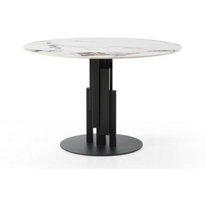 Изображение товара Стол на 4 персоны ESF DT9360FCI белый керамика (круглая столешница)