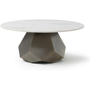 Изображение товара Стол журнальный CT9509CI (D90) белая керамика ESF 5875