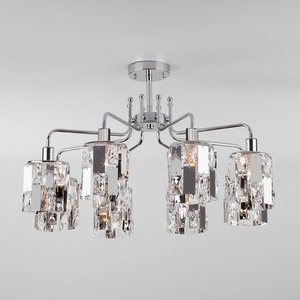 Изображение товара Потолочная люстра хрустальная 10101/8 Eurosvet Scoppio хром