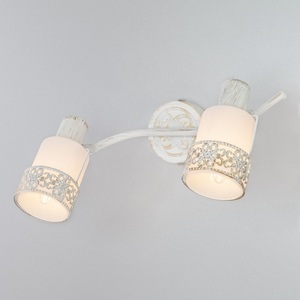 Изображение товара Спот на штанге 20025/2 белый с золотом Eurosvet 20025-20026