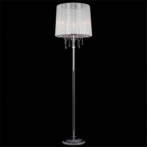 Изображение товара Торшер с цоколем e14 2045/3F хром/белый Eurosvet 2045 хром / белый