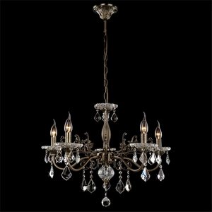 Изображение товара Подвесная люстра 3281/5 античная бронза/прозрачный Eurosvet 3281 бронза подсвечник