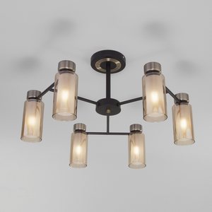 Изображение товара Потолочная люстра с черной арматурой 70115/6 Eurosvet Amado черный