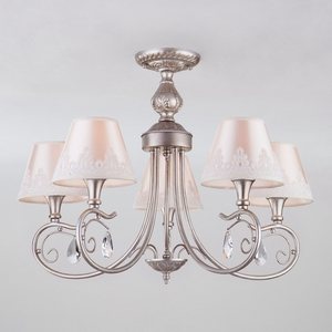 Изображение товара Потолочная люстра 60069/5 Eurosvet INCANTO серебро