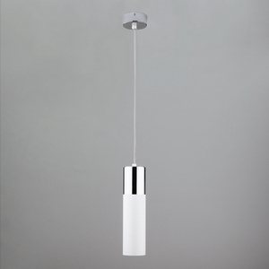 Изображение товара Подвесной светильник 50135/1 хром/белый Eurosvet Double Topper LED хром / белый