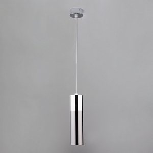 Изображение товара Подвесной светильник 50135/1 хром/черный Eurosvet Double Topper LED хром / черный жемчуг