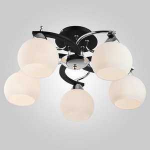 Изображение товара Люстра венге 9654/5 хром/венге Eurosvet 9654 хром / шарики