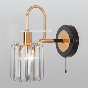 Изображение товара Бра хрусталь с выключателем 70090/1 Eurosvet Tenia черный