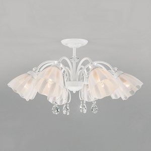 Изображение товара Потолочная люстра хрустальная 30155/8 Eurosvet Floranse белый