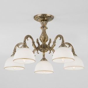 Изображение товара Потолочная люстра 60106/5 Eurosvet Caldera античная бронза