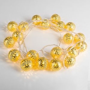 Изображение товара Гирлянда светодиодная Eurosvet 400-003 золото / теплый белый