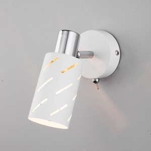 Изображение товара Спот с выключателем 20090/1 Eurosvet Fente белый / хром