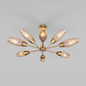 Изображение товара Потолочная люстра с пультом с реле 60140/9 Eurosvet Thalia золото