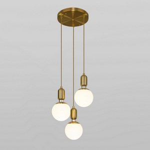 Изображение товара Подвесной светильник 50151/3 Eurosvet Bubble латунь шарики