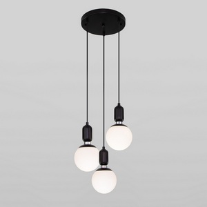 Изображение товара Подвесной светильник 50151/3 Eurosvet Bubble черный шарики