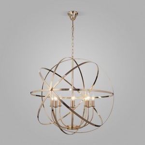 Изображение товара Подвесная люстра 60139/8 Eurosvet Santi золото в форме шара