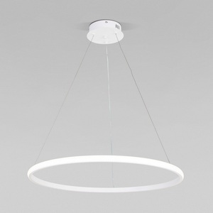 Изображение товара Подвесной светодиодный светильник с ПДУ 90264/1 белый Eurosvet Collars кольцо
