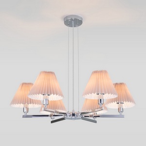 Изображение товара Подвесная люстра 60136/6 Eurosvet Peony хром/серый