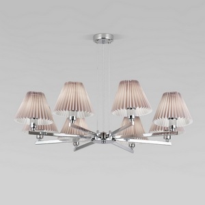 Изображение товара Подвесная люстра 60136/8 Eurosvet Peony хром/серый