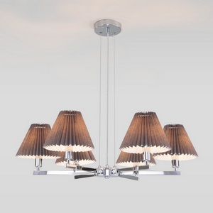 Изображение товара Подвесная люстра 60136/6 Eurosvet Peony хром/графит