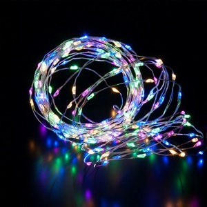 Изображение товара Гирлянда нить "роса" мульти Eurosvet 10М IP20 400-009