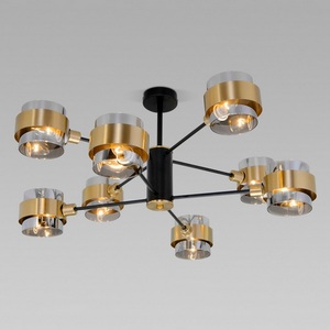 Изображение товара Потолочная люстра на штанге 70127/8 Eurosvet Arcada черный/дымчатый