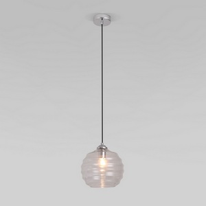 Изображение товара Подвесной светильник со стеклянным плафоном Eurosvet Ice со стеклянным плафоном 50239/1 прозрачный