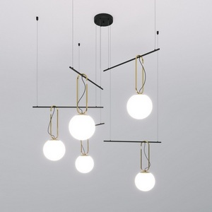 Изображение товара Подвесной светильник Riche 70143/5 черный (Умный дом, Алиса, WiFi, голосовое управление) шарики