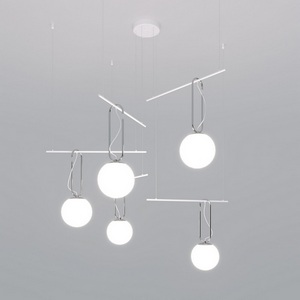 Изображение товара Подвесной светильник 70143/5 белый Eurosvet Riche шарики