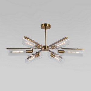 Изображение товара Потолочная люстра на штанге 70144/6 латунь Eurosvet Trompeta