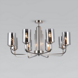 Изображение товара Потолочная люстра на штанге Eurosvet Defi 60138/8 сатин-никель