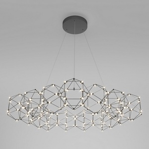 Изображение товара Подвесной светильник LED 90169/15 черный Eurosvet Uma жемчуг