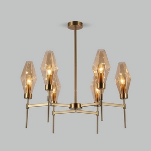 Изображение товара Потолочная люстра на штанге Eurosvet Prism 60143/6 латунь