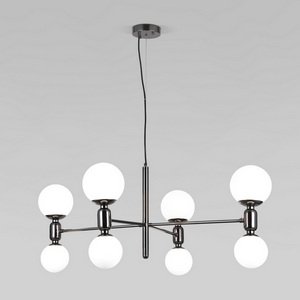 Изображение товара Подвесной светильник Eurosvet Bubble 30182/8 черный жемчуг шарики
