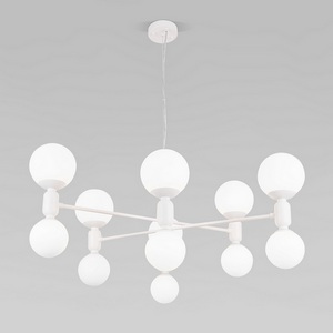 Изображение товара Подвесной светильник Eurosvet Bubble 30182 белый (Умный дом, Алиса, WiFi, голосовое управление) шарики