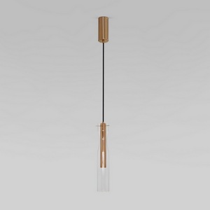 Изображение товара Подвесной светильник светодиодный Eurosvet Swan 50254/1 LED латунь