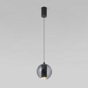 Изображение товара Подвесной светильник Eurosvet Cobble 50258/1 LED дымчатый в форме шара