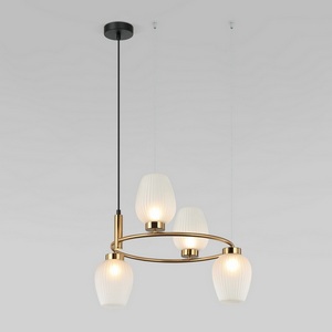 Изображение товара Подвесной светильник Eurosvet Alva30183/4 латунь (Умный дом, Алиса, WiFi, голосовое управление)