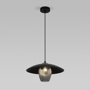 Изображение товара Подвесной светильник Eurosvet Kamari 50259/1 черный/дымчатый