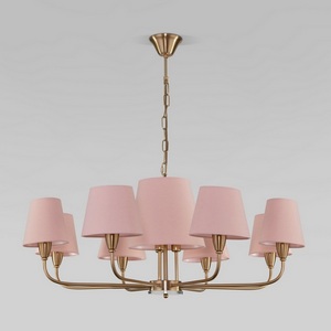 Изображение товара Подвесная люстра с пультом с реле Eurosvet Milos 60154 латунь