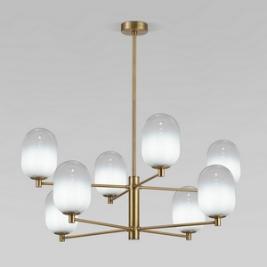 Изображение товара Потолочная люстра на штанге Eurosvet Loona 60161/8 латунь